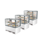 Thumbnail image #1 for Oscartek Italia 1-2-3 ITALIA 3 DP 2000 78-7/8" Wide Self-Contained Refrigerated Deli/Pastry Display Case, Straight Glass, 3 Shelves