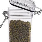 Thumbnail image #2 for JB Prince RB125 3 Mason Jar, 3-3/4 oz, Cube, Plastic, Transparent