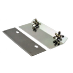 Thumbnail image #1 for Uniworld Foodservice Equipment GS-BLK 6 x 6-Inch Stainless Steel Blade Kit with Splashguard and Screws
