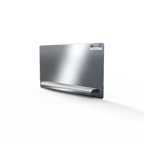 Thumbnail image #1 for NBR Equipment RSS-20 Removable Sink End Splash, 1-5/8" x 24" x 12-1/4"H, 16/304 Stainless Steel