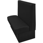 Thumbnail image #1 for Oak Street CR-7242-SGL Single Restaurant Booth, 72"L x 42"H, Sculptured Springless Seat, Finished Ends and Back