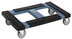 Thumbnail image #4 for Quantum 30 x 18 Blue Polymer Dolly with Padded Rubber Trim, 1,000 lb Capacity
