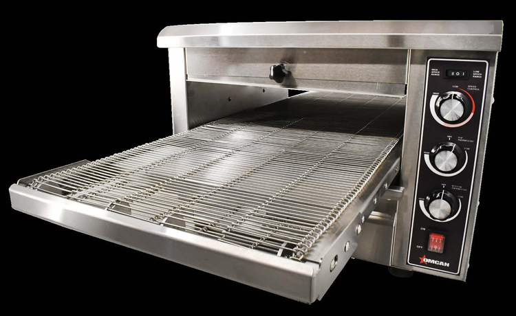 Product image #6 for Omcan USA Countertop Horizontal Conveyor Toaster with 14-Inch Belt, Adjustable Opening, 240V