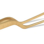 Thumbnail image #1 for JB Prince U154 G Offset Fine-Tip Gold-Plated Stainless Steel Tweezer, 7-4/5"