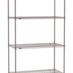 Thumbnail image #1 for Metro Super Erecta SE-1848K4-86-S4 Wire Stationary Starter Wire Shelving Unit, 48"W x 18"D x 86"H, 800 lb. capacity per shelf, 2000 lb. capacity per