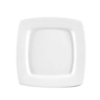 Thumbnail image #1 for CAC China Clinton RCN-S8Q Porcelain Square-in-Square Plate, 8-7/8", Super White Case of 2 Dozen