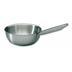 Thumbnail image #1 for Matfer Bourgeat Tradition Plus 686528 4-Qt Stainless Steel-Aluminum Sauté Pan, 11" Dia., Induction Ready, Welded Handle