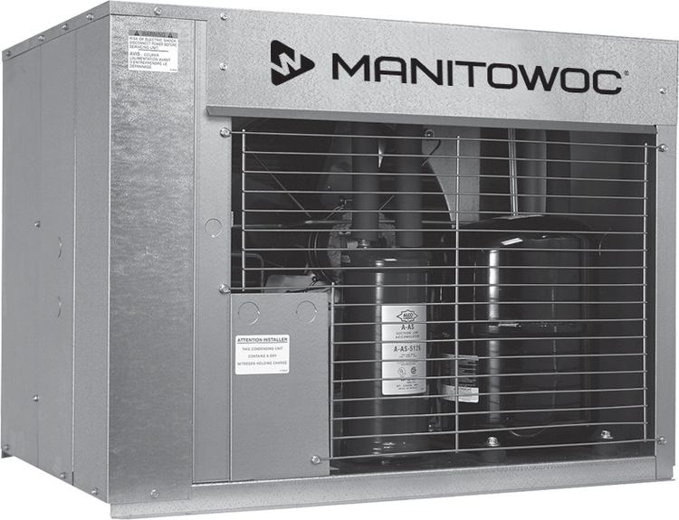 Product image #2 for Manitowoc QuietQube CVDF1400 Remote Air-Cooled Condensing Unit, 1-3/4 HP Compressor, for iF1400C Series