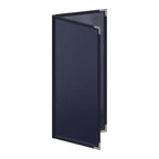 Thumbnail image #1 for Risch Pajco 2002 4.25X11 Semi-Flexible Double-Fold Menu Cover, 4-1/4" x 11", Double Pocket, 2-View, Leatherette Binding Case of 25