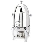 Thumbnail image #1 for Eastern Tabletop Ballerina 3131B Coffee Urn, 1-1/2 Gallon, Bullet Style, Tower Lid, Canned Heat, Brushed Stainless Steel