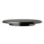 Thumbnail image #1 for Libbey APS Germany - Cake Trays APS 00469 Round Black Melamine Cake Tray/Stand, 12-1/4" Dia. x 1-5/8"H