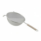 Thumbnail image #1 for Libertyware WHSSM8 8-Inch Stainless Steel Medium Single-Mesh Strainer with Wood Handle Case of 48