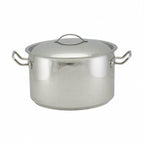 Thumbnail image #1 for Libertyware SSAUCE15WC 15 Qt Stainless Steel Sauce Pot with Cover, Welded Handles, Aluminum-Clad Bottom, Induction Ready