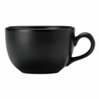 Thumbnail image #1 for Libbey Driftstone DRI-12-O Porcelain Coffee Cup with Handle, 7-3/4 oz., Satin Matte Onyx