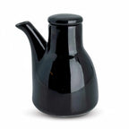 Thumbnail image #1 for Korin Inc SPT-A18957-BK Soy Sauce Dispenser, Black China, 6 oz, 3.75" Dia x 3.75" H