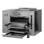 Thumbnail image #2 for AMPTO WeGrill HIGHLANDER-G Gas Infrared Overfire Broiler, Single Deck Countertop, Stainless Steel, with Warming Oven