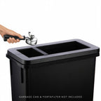 Thumbnail image #2 for Espresso Parts Barista Basics EPKBCOMBOKIT Knockbox and Trash Bin Combo, ABS Plastic, 23-Gallon, 20.25 x 11.5 x 32 in