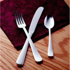 Thumbnail image #2 for Libbey Auberge 467 5501 Dinner Knife, 9-3/4", Serrated Blade, Solid Handle, 18/0 Stainless Steel