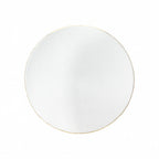 Thumbnail image #1 for Kadra Kitchenware Vikko Decor VD-1303-CG 13-Inch Clear Glass Charger Plate with Gold Rim Case of 24
