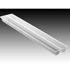Thumbnail image #1 for Matfer Bourgeat 362011 Semicircular PVC Buche Cake Mold, 22-1/2 x 1-1/2 x 1-1/4 in