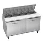 Thumbnail image #1 for Victory Refrigeration UltraSpec™ VSP60HC-16 60-Inch Two-Section Sandwich Prep Table, 16-Pan, Self-Contained Refrigeration