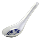 Thumbnail image #1 for Thunder Group Lotus 7004TB Melamine Asian Soup Spoon, 3/4 oz., 5-1/4" x 1-3/4" Case of 100 Dozen