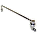 Thumbnail image #1 for AllPoints Foodservice Parts & Supplies 561129 Wall-Mount Chinese Range Faucet with Swivel Spout, 13-Inch