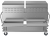 Thumbnail image #7 for KoolMore 72-Inch Mobile 10-Burner Commercial Outdoor Propane Grill with Two 36-Inch Roll Dome Covers