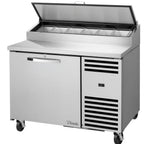 Thumbnail image #1 for True General Foodservice TPP-AT-44-HC~SPEC3~HGTP Pizza Prep Table, 1-Door, 44.63 in W, Stainless Steel, Composite Cutting Board