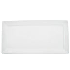 Thumbnail image #1 for CAC China Paris-French F-RP61 Porcelain Rectangular Platter, 16 x 7 in, Bone White 1 Dozen