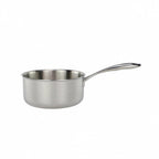 Thumbnail image #1 for Tuxton China Tuxclad WTSH-1281 4 qt. Triply Sauce Pan with Rivetless Hollow Stainless Steel Handle, Without Lid Case of 6
