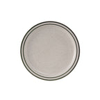 Thumbnail image #1 for Tuxton China Emerald TES-005 Ceramic Round Plate, 5-1/2-Inch, Narrow Rim, American White/Eggshell with Green Speckle Case of 3 Dozen