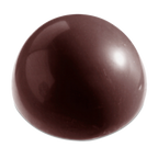 Thumbnail image #1 for JB Prince K920 70 6-Form Demisphere Chocolate Mold, Polycarbonate, 2-4/5" Diameter x 1-4/5" Height