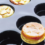 Thumbnail image #1 for Matfer Bourgeat Flexipan 336020 12-Cavity Silicone Tatin Apple Tart/Quiche Mold, 10 oz, 4-1/8" Dia x 1-1/2"H
