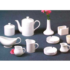 Thumbnail image #2 for Libbey Chef's Selection II SPH-716-W Porcelain Sugar Packet Holder, Ultra Bright White, 3-7/16"L x 2-3/8"W x 2-5/8"H