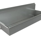 Thumbnail image #1 for Tarrison Products Ltd. TA-TS2048NHC-KIT 48" Wall-Mount 1-Compartment Trough Sink, Coved Corners, 10" Backsplash, 16-Gauge 304 Stainless Steel
