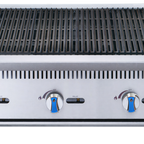 Thumbnail image #1 for Blue Air FSE LLC Blue lava (Blue air) BLCB36 Countertop Gas Charbroiler, Stainless Steel, Radiant, 36-inch, 105,000 BTU/H