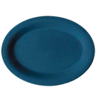 Thumbnail image #1 for G.E.T. GET OP-950-TB Melamine Oval Platter, Texas Blue, 9-3/4"L x 7-1/4"W Case of 2 Dozen