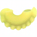 Thumbnail image #1 for Arcobaleno Pasta Equipment AEX90 & AEX90M#143 Pasta Extruder Die, 7mm Ridged Creste de Gallo, Bronze