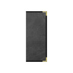 Thumbnail image #1 for Risch Seville SEVDX-2V 4.25X11 Double-Fold 2-View Hardback Faux-Leather Menu Cover, 4-1/4 x 11-Inch Case of 25