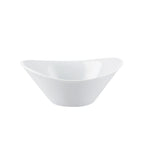 Thumbnail image #1 for CAC China Rkf JEL-6 Oval Porcelain Jelly/Sauce Dish, 11 oz, 6-1/2 x 5 x 2-3/4 in. Case of 3 Dozen