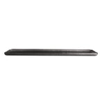 Thumbnail image #2 for Steelite International My Glass Studio GS196649 Rectangular Glass Serving Platter, 24.25 x 6.5 x 0.875 in, Solid Dark Grey