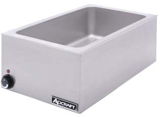 Product image #2 for Admiral Craft Full Size Countertop Wet Well Food Warmer, Stainless Steel, 120V