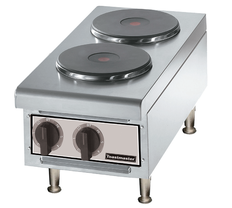 Product image #5 for Toastmaster TMHPF 12-Inch Electric Countertop Hot Plate with Solid Cast Iron French Top, 2 Burners