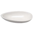 Thumbnail image #1 for Vertex China London LD-ASD-S Porcelain Sauce Dish, 1 oz, Oblong, Bone White Case of 4 Dozen