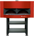 Thumbnail image #5 for Marra Forni Square Wood-Fired Pizza Oven with 83 x 31 Inch Brick Deck and Steel Stand