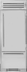 Thumbnail image #5 for 30-Inch Upright 1-Section Reach-In Refrigerator/Freezer Column with Built-In Ice Maker, Stainless Steel