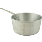 Thumbnail image #1 for AllPoints Foodservice Parts & Supplies 2571033 4-1/2 Qt Aluminum Tapered Saucepan with Riveted Handle, Without Cover