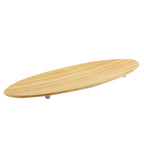 Thumbnail image #1 for G.E.T. Granville SB-2510-BAM Melamine Surfboard-Shaped Serving Platter, Faux Bamboo, 25-1/2" x 10-1/4" Case of 3