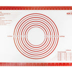 Thumbnail image #1 for New Star Foodservice Inc. 1029017 Silicone Pastry Mat, 26 x 16 in, Measuring, Non-Slip, NSF Case of 48